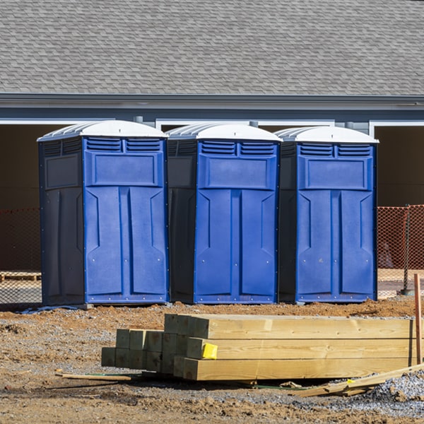 how can i report damages or issues with the portable restrooms during my rental period in Bentley Iowa